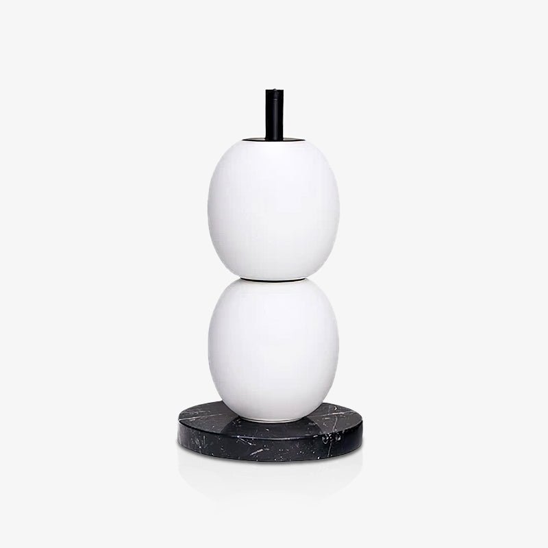 Olive Lampe de Table en Marbre Moderne