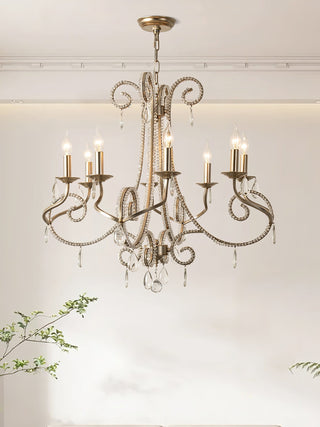Elysara Crystal Bougie Lustre