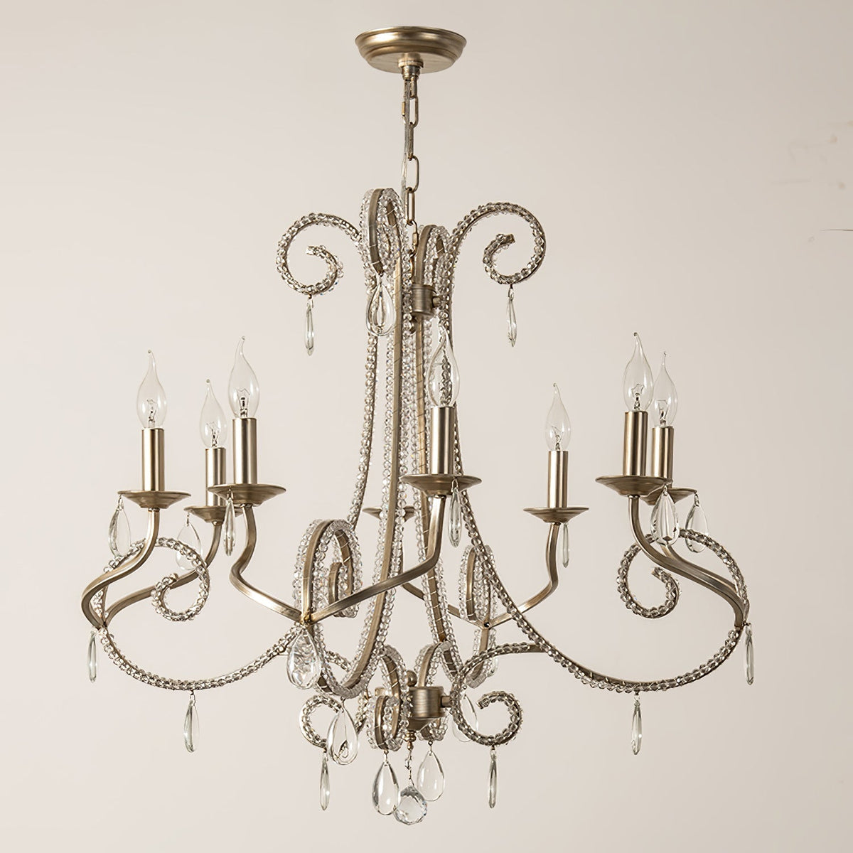 Elysara Crystal Bougie Lustre