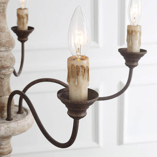 Aurora Lustre Bougeoir Ferme Rustique