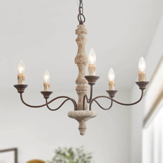 Aurora Lustre Bougeoir Ferme Rustique