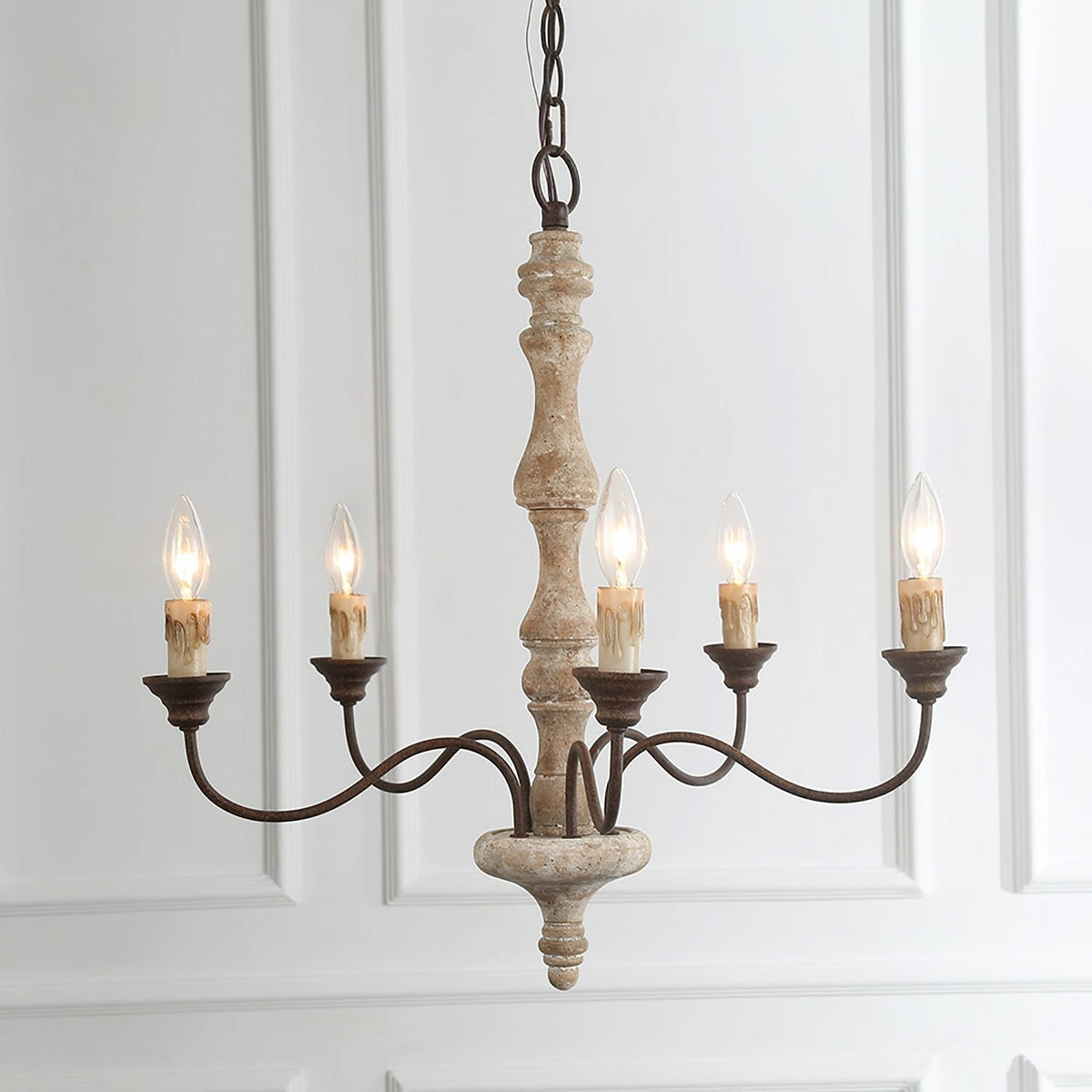 Ivarise Lustre Bougeoir Ferme Rustique