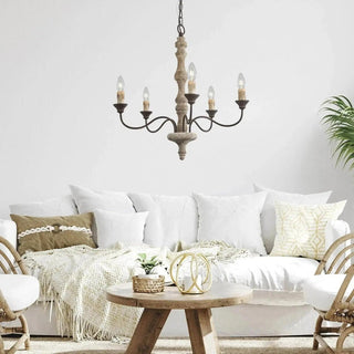 Aurora Lustre Bougeoir Ferme Rustique