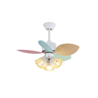 Liora Plafonnier Ventilateur en Verre Multicolore
