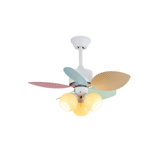 Liora Plafonnier Ventilateur en Verre Multicolore