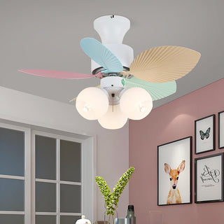 Liora Plafonnier Ventilateur en Verre Multicolore