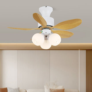 Liora Plafonnier Ventilateur en Verre Multicolore
