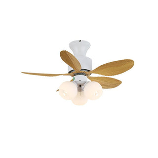 Liora Plafonnier Ventilateur en Verre Multicolore