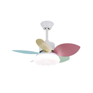 Liora Plafonnier Ventilateur en Verre Multicolore
