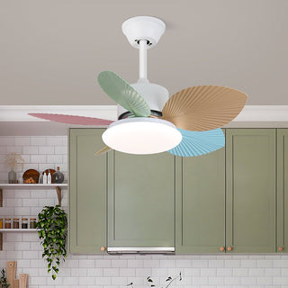 Liora Plafonnier Ventilateur en Verre Multicolore