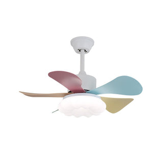 Liora Plafonnier Ventilateur en Verre Multicolore