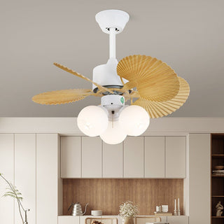 Liora Plafonnier Ventilateur en Verre Multicolore
