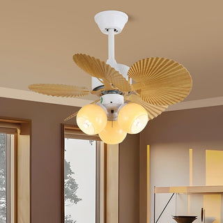 Liora Plafonnier Ventilateur en Verre Multicolore
