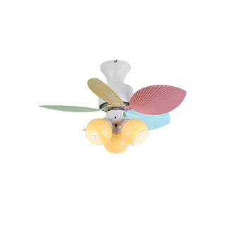 Liora Plafonnier Ventilateur en Verre Multicolore