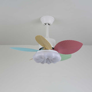 Liora Plafonnier Ventilateur en Verre Multicolore