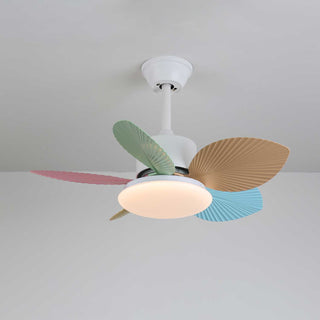 Liora Plafonnier Ventilateur en Verre Multicolore