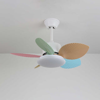 Liora Plafonnier Ventilateur en Verre Multicolore
