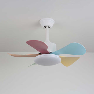 Liora Plafonnier Ventilateur en Verre Multicolore