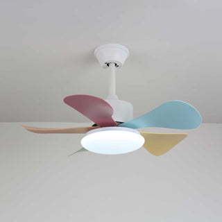 Liora Plafonnier Ventilateur en Verre Multicolore
