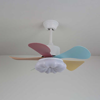 Liora Plafonnier Ventilateur en Verre Multicolore