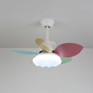 Liora Plafonnier Ventilateur en Verre Multicolore