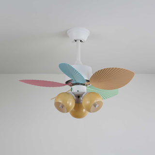 Liora Plafonnier Ventilateur en Verre Multicolore