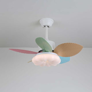 Liora Plafonnier Ventilateur en Verre Multicolore