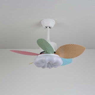 Liora Plafonnier Ventilateur en Verre Multicolore