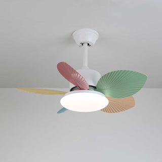 Liora Plafonnier Ventilateur en Verre Multicolore