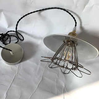 Stella Suspension en Métal Artistique Industriel Vintage