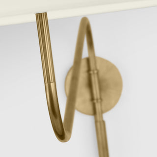 Terra Applique Murale en Tissu et Métal Minimaliste Moderne