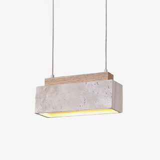 Ciraeila Suspension Rectangulaire en Travertin