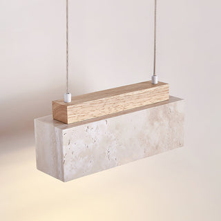 Ciraeila Suspension Rectangulaire en Travertin