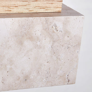 Ciraeila Suspension Rectangulaire en Travertin