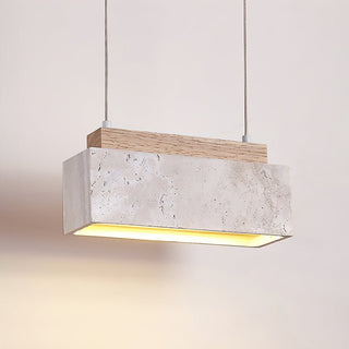 Ciraeila Suspension Rectangulaire en Travertin