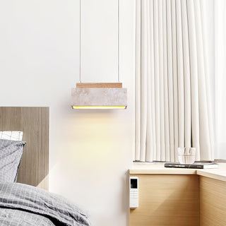 Ciraeila Suspension Rectangulaire en Travertin