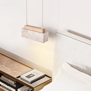 Ciraeila Suspension Rectangulaire en Travertin