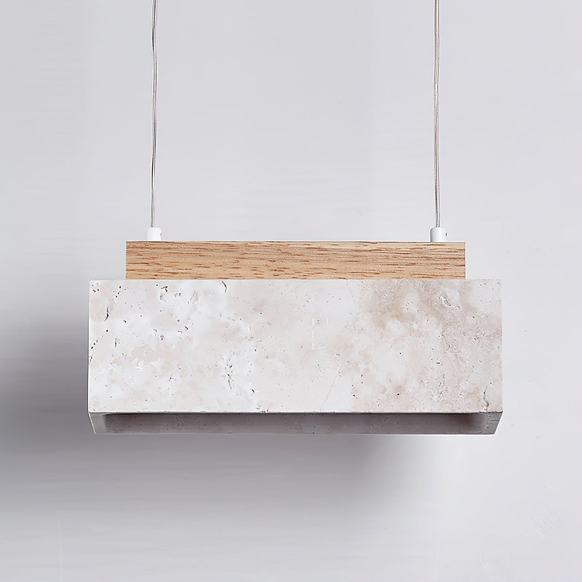 Ciraeila Suspension Rectangulaire en Travertin