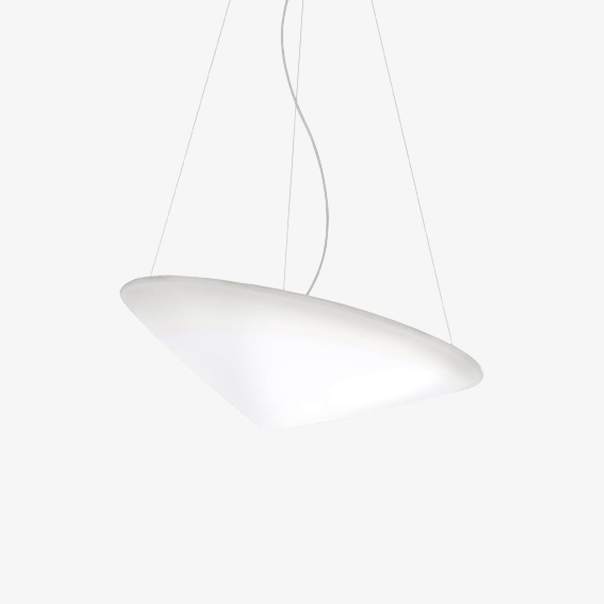 Alviana Lampe Suspendue Polyéthylène Chapeau Incliné Minimaliste