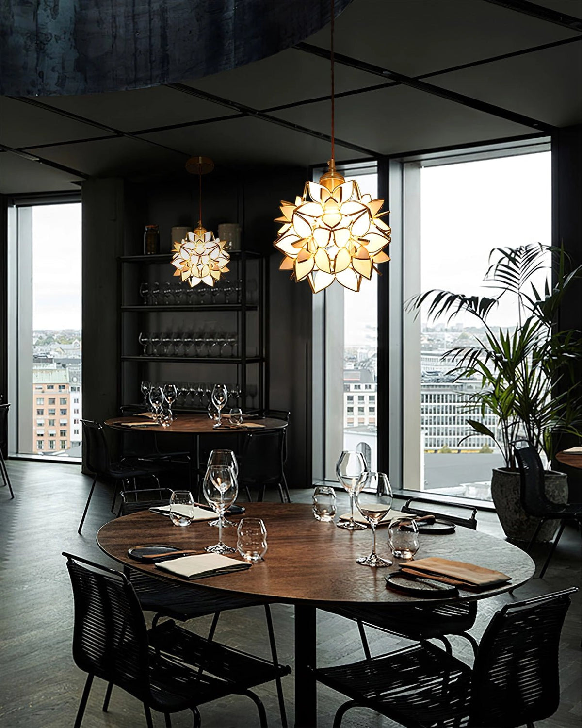 Amara Suspension en verre de luxe