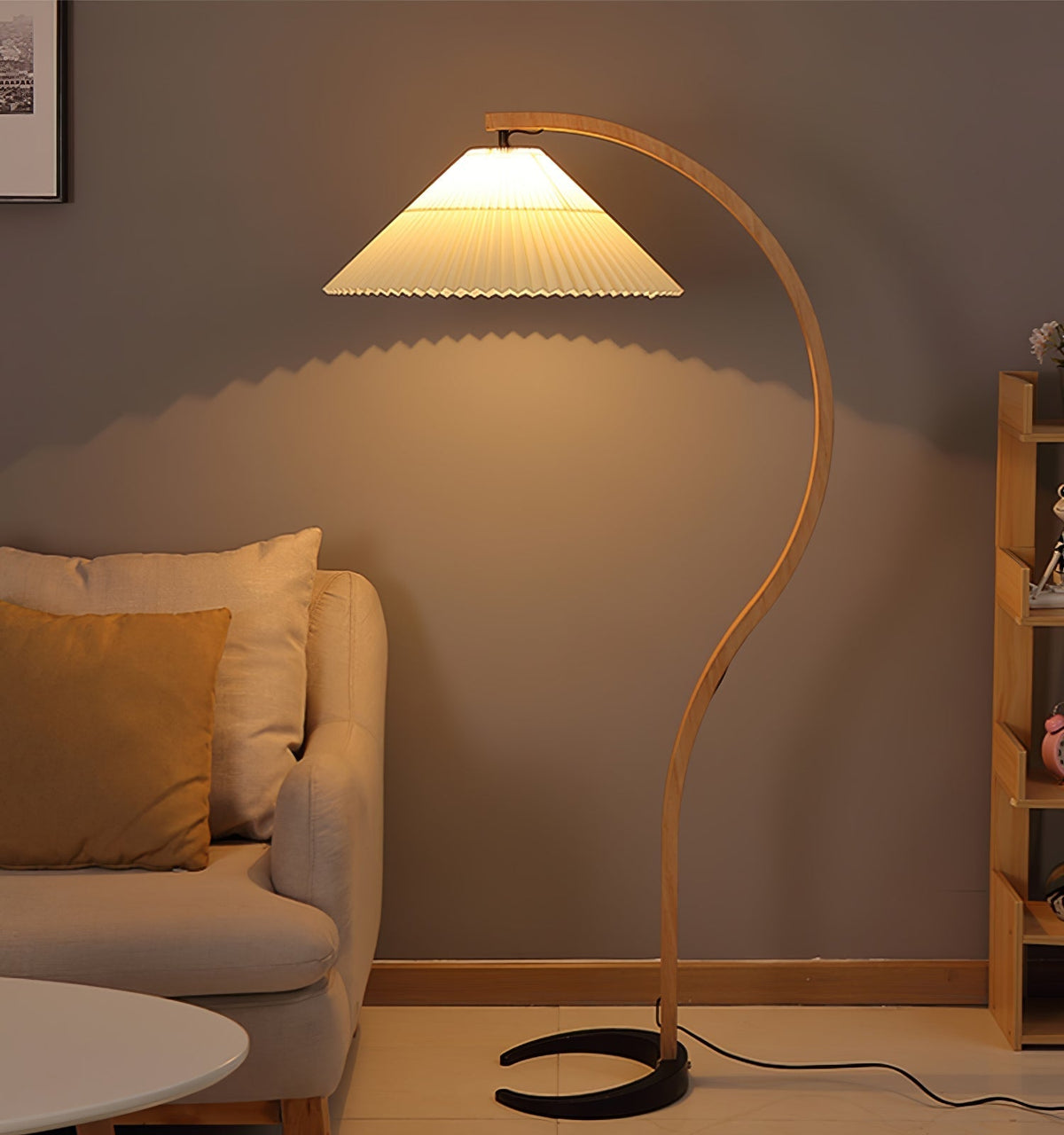 Viaro Lampadaire en Bois