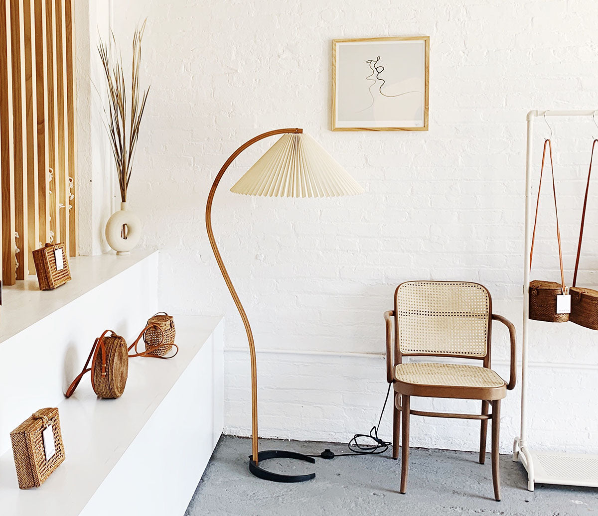 Viaro Lampadaire en Bois