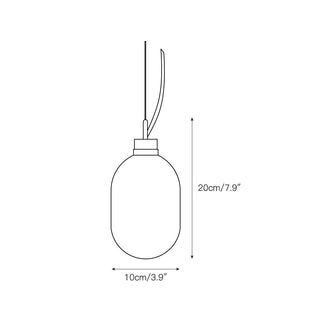 Umbra Suspension en Métal de Laiton et Albâtre Minimaliste Moderne