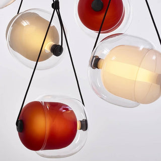 Orba Suspension Lampe en Verre Contemporain