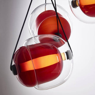 Orba Suspension Lampe en Verre Contemporain