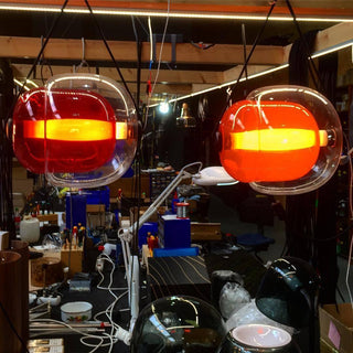Orba Suspension Lampe en Verre Contemporain