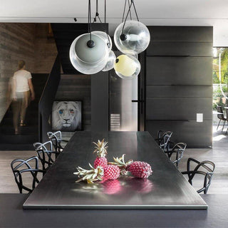 Orba Suspension Lampe en Verre Contemporain