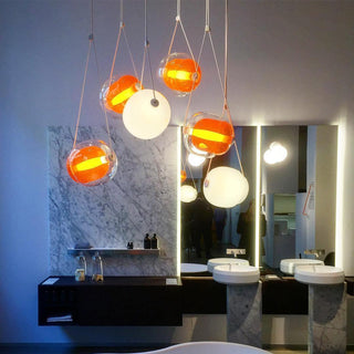 Orba Suspension Lampe en Verre Contemporain