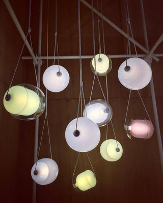 Orba Suspension Lampe en Verre Contemporain