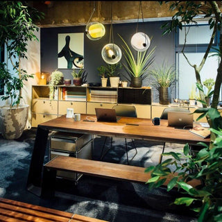 Orba Suspension Lampe en Verre Contemporain